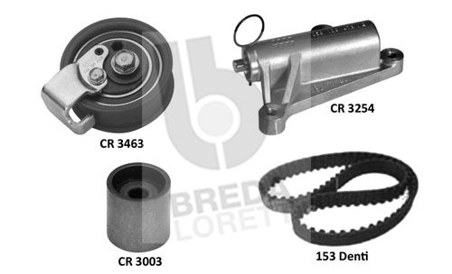 BREDA LORETT Hammashihnasarja KCD0625